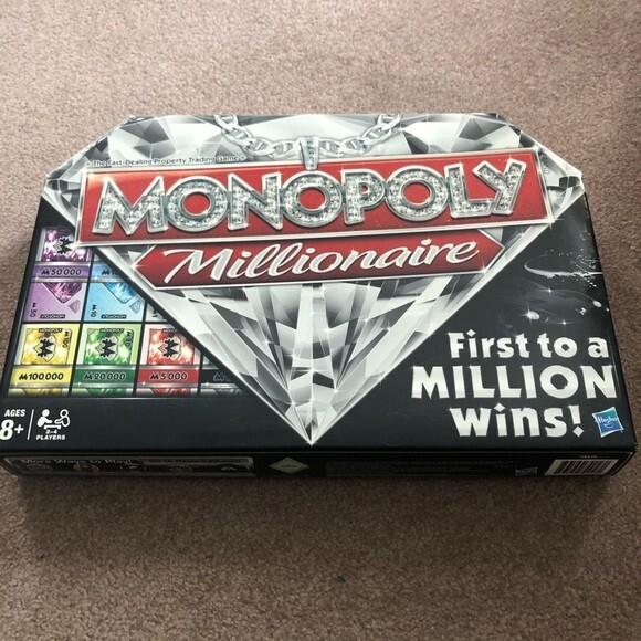 Monopoly Millionaire Family Friendly Board Game Strategy - Picture 1 of 5